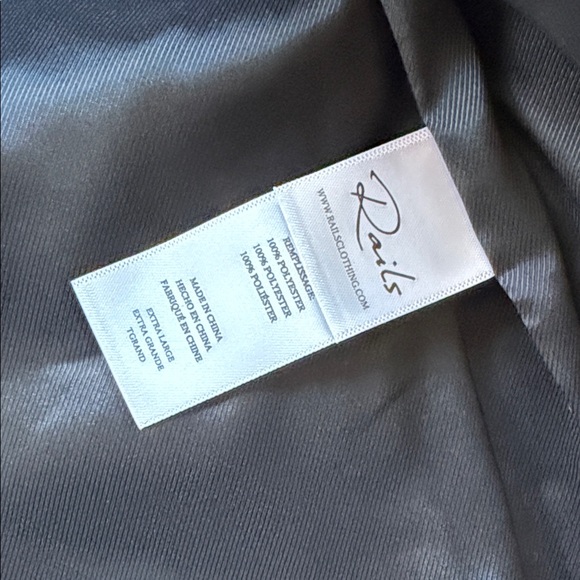 Rails Midnight Black Leather Jacket - Picture 7 of 8